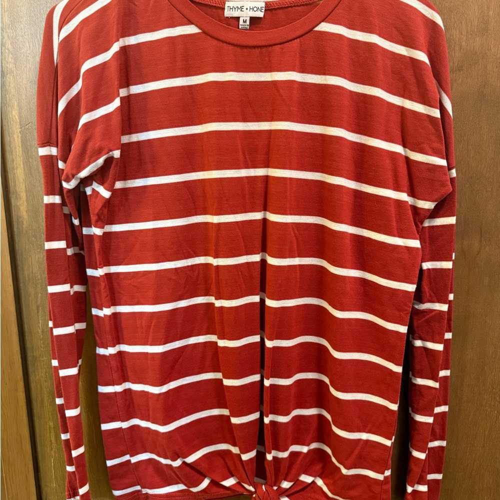 Striped Long Sleeve Top